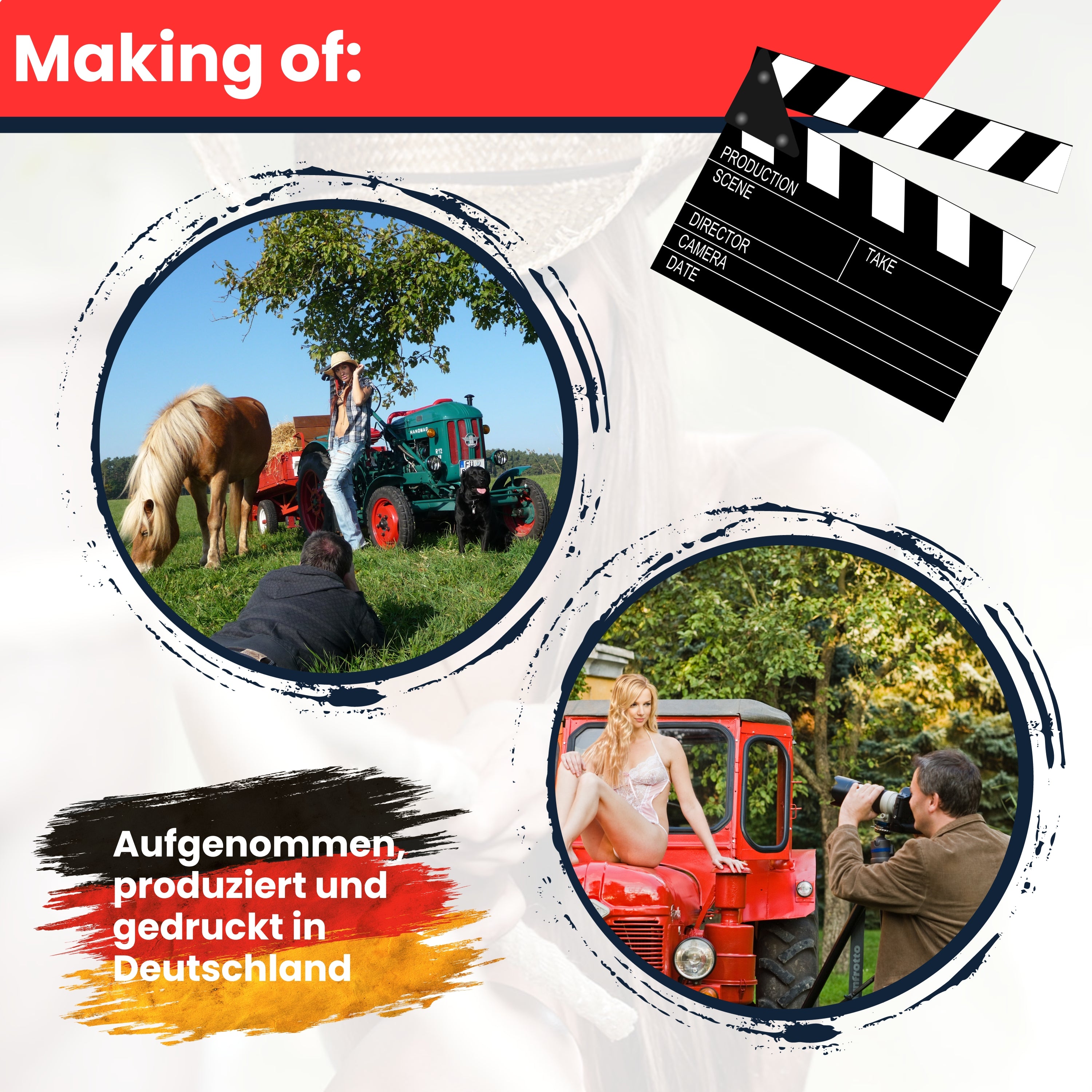 Landflirt Kalender 2025 – ORIGINAL Traktor Wandkalender mit schönen